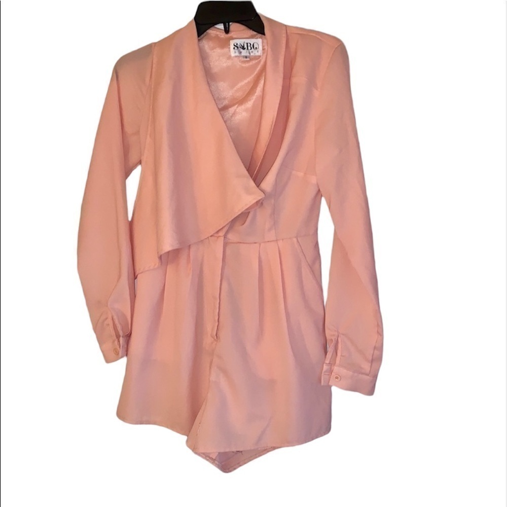 Scream queens inspired Light pink romper